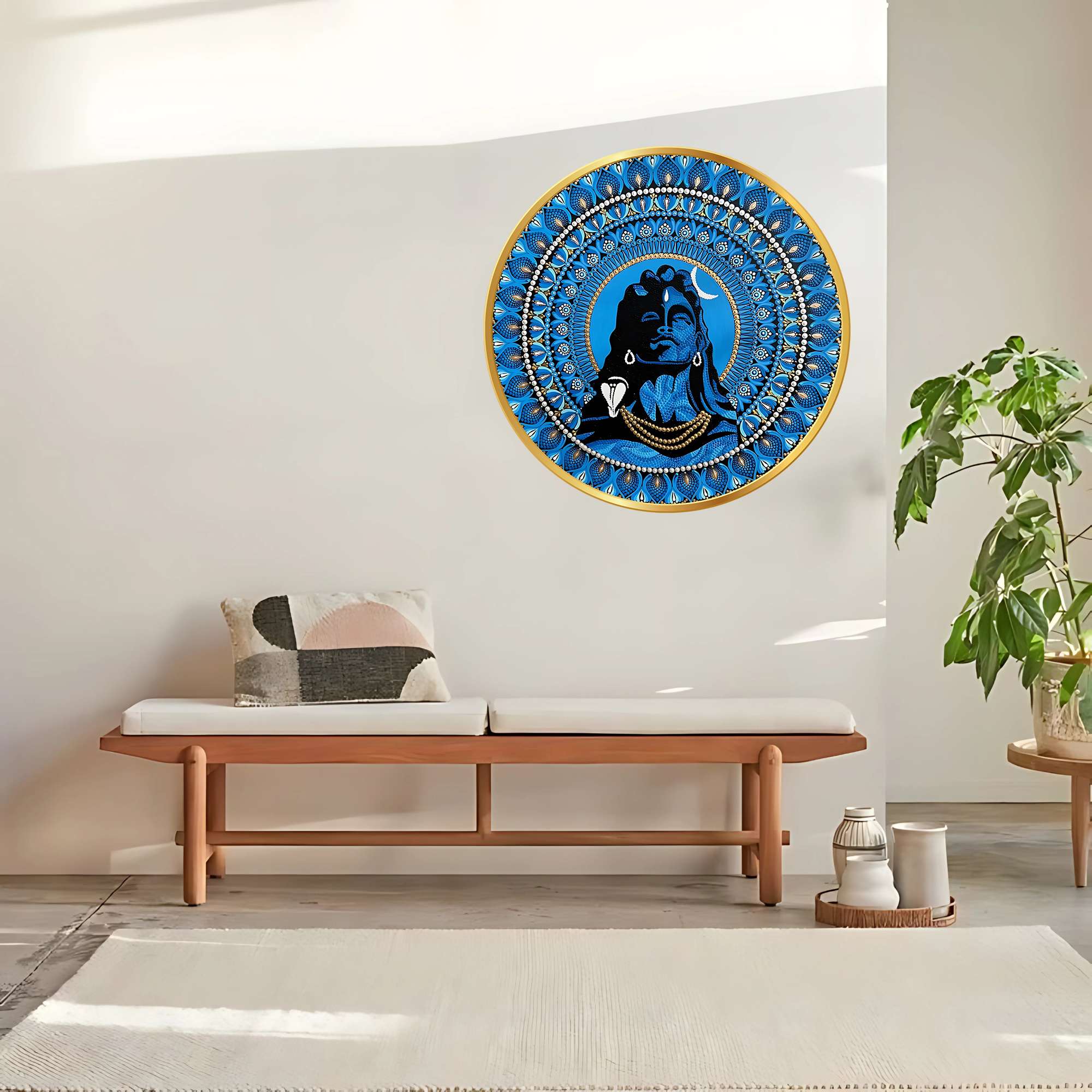 Round Wall Painting - Image 3